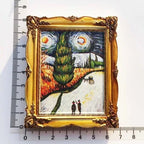 Van Gogh Picasso Oil Painting UV Photo Frame World Famous Paintings 3d Fridge Magnets Home Decoration Collection Gifts - Grand Goldman