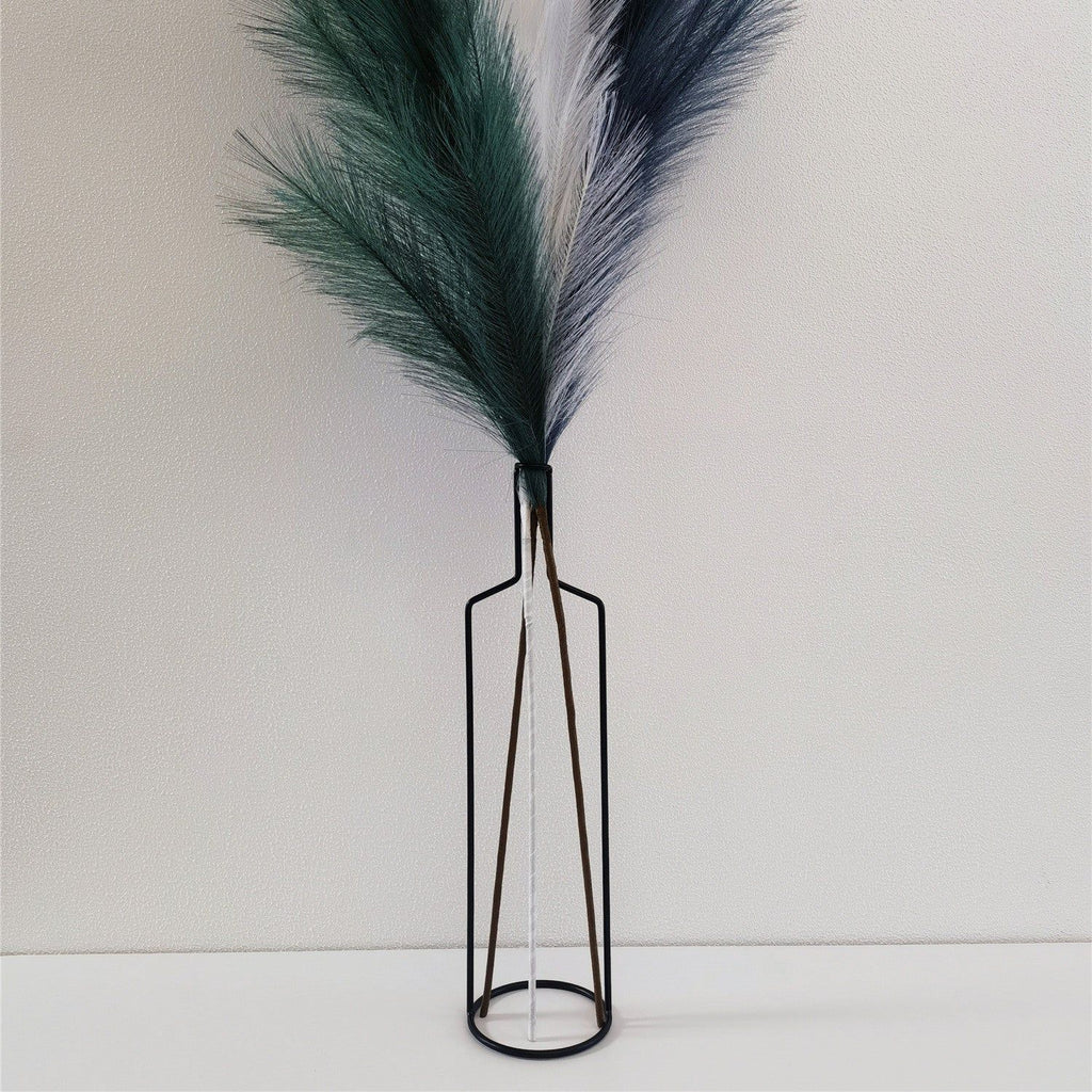 Vase Decor Home Nordic Large Tall Iron Line Flower Vases Dec - Grand Goldman