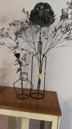 Vase Decor Home Nordic Large Tall Iron Line Flower Vases Dec - Grand Goldman