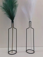 Vase Decor Home Nordic Large Tall Iron Line Flower Vases Dec - Grand Goldman