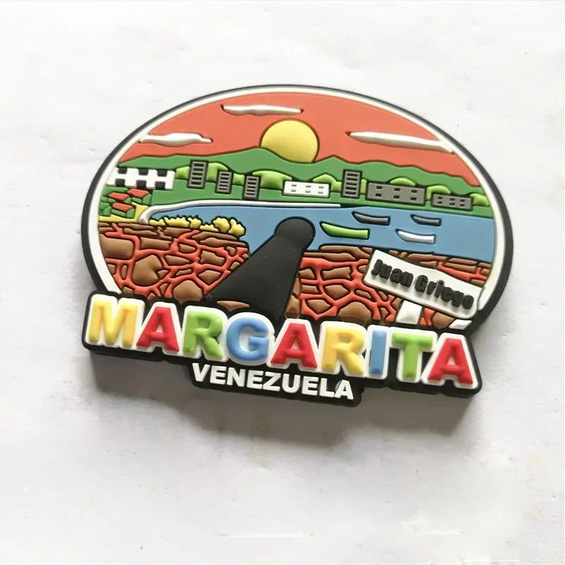 Venezuela PVC Soft Adhesive Refrigerator Sticker Soft Magnetic Cartoon Magnetic American Venezuelan Magnetic Stickers - Grand Goldman