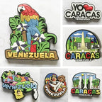 Venezuela PVC Soft Adhesive Refrigerator Sticker Soft Magnetic Cartoon Magnetic American Venezuelan Magnetic Stickers - Grand Goldman