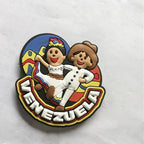 Venezuela PVC Soft Adhesive Refrigerator Sticker Soft Magnetic Cartoon Magnetic American Venezuelan Magnetic Stickers - Grand Goldman