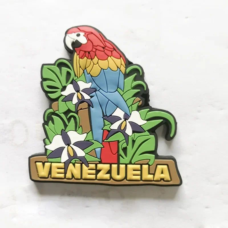 Venezuela PVC Soft Adhesive Refrigerator Sticker Soft Magnetic Cartoon Magnetic American Venezuelan Magnetic Stickers - Grand Goldman