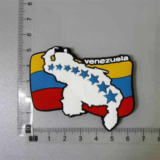 Venezuela PVC Soft Adhesive Refrigerator Sticker Soft Magnetic Cartoon Magnetic American Venezuelan Magnetic Stickers - Grand Goldman