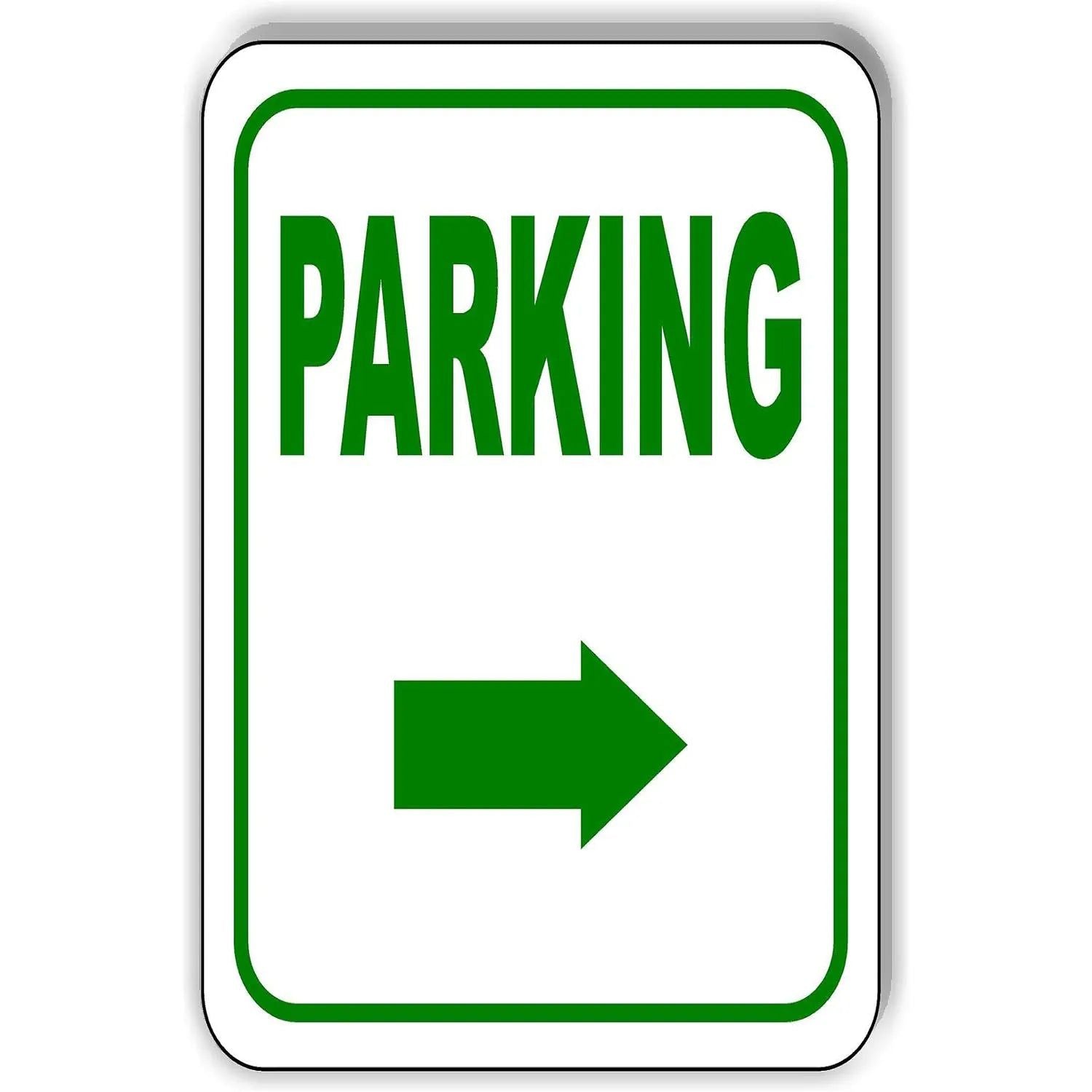 Vintage Auto Metal Tin Signs No Parking Wall Art Decor Parking Only for Home Bars Garage Cafe Clubs Pubs Retro Posters Plaque - Grand Goldman