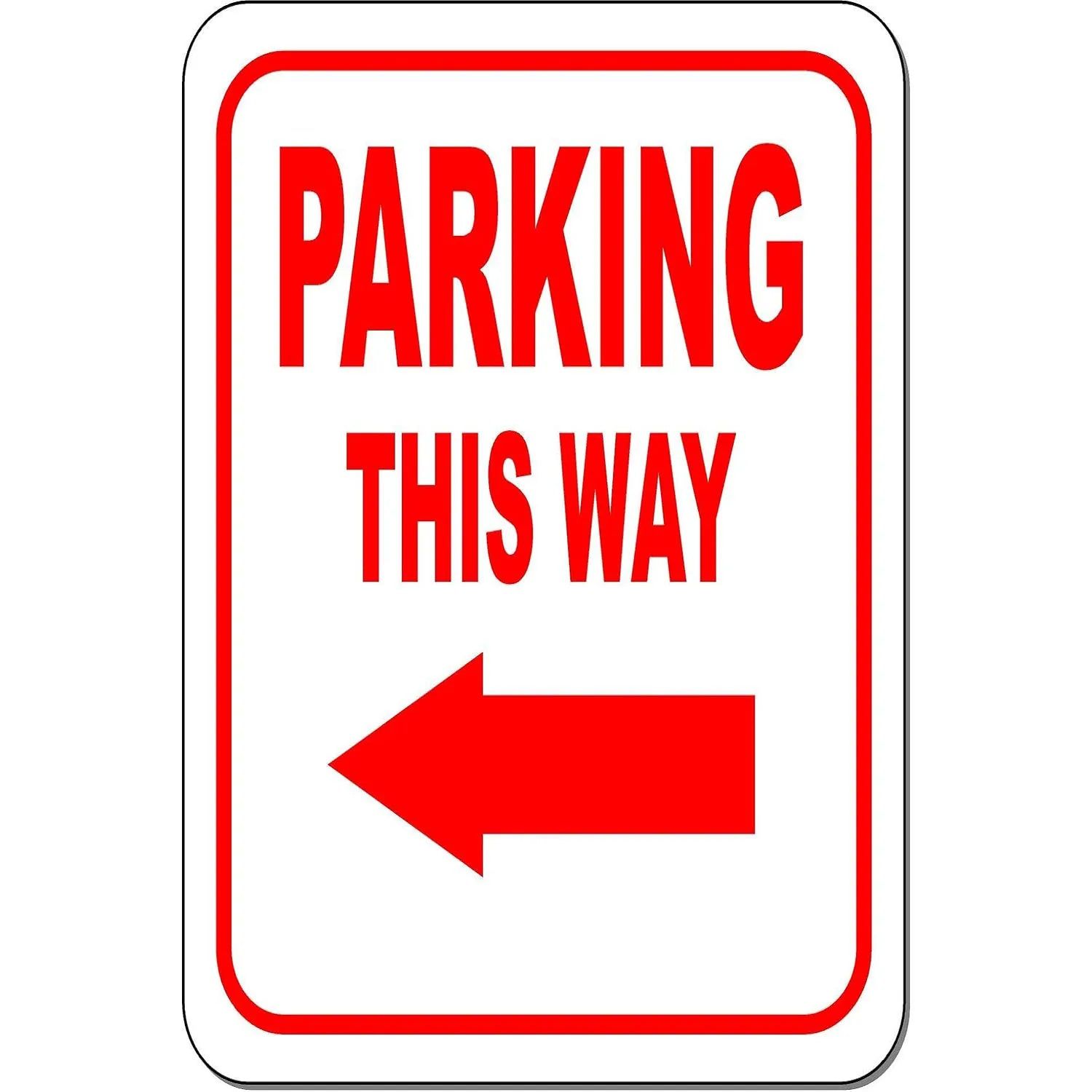 Vintage Auto Metal Tin Signs No Parking Wall Art Decor Parking Only for Home Bars Garage Cafe Clubs Pubs Retro Posters Plaque - Grand Goldman