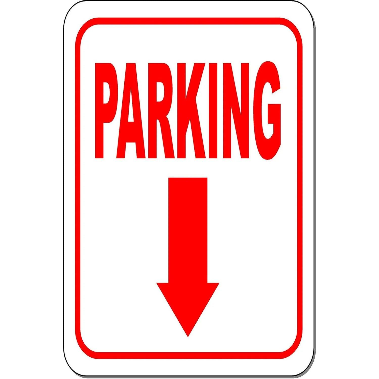 Vintage Auto Metal Tin Signs No Parking Wall Art Decor Parking Only for Home Bars Garage Cafe Clubs Pubs Retro Posters Plaque - Grand Goldman