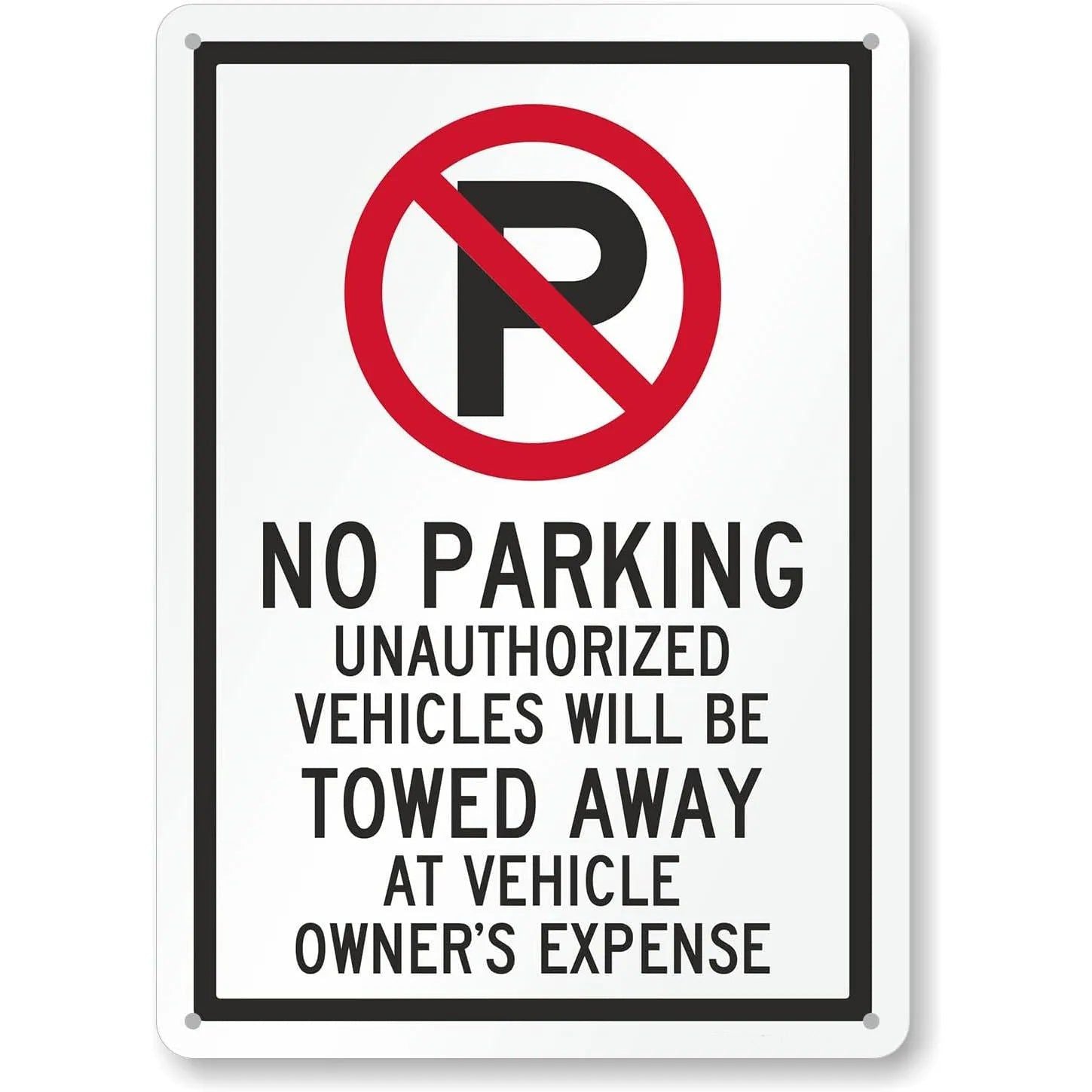 Vintage Auto Metal Tin Signs No Parking Wall Art Decor Parking Only for Home Bars Garage Cafe Clubs Pubs Retro Posters Plaque - Grand Goldman