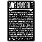 Vintage Dad's Garage Repair Shop Metal Tin Signs Posters Plate Wall Decor for Home Bars Garage Cafe Clubs Retro Posters Plaque - Grand Goldman