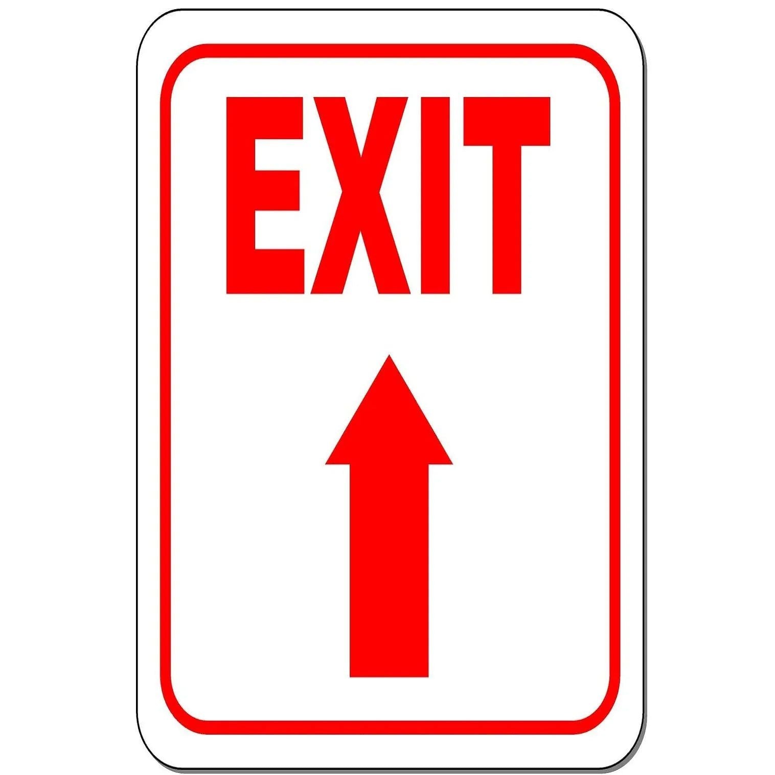 Vintage Exit Entrance Turn Arrow Metal Tin Signs Posters Plate Wall Decor for Bars Garage Cafe Clubs Pubs Retro Poster Plaque - Grand Goldman