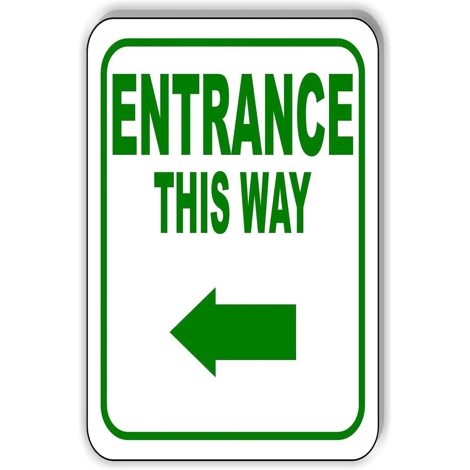 Vintage Exit Entrance Turn Arrow Metal Tin Signs Posters Plate Wall Decor for Bars Garage Cafe Clubs Pubs Retro Poster Plaque - Grand Goldman