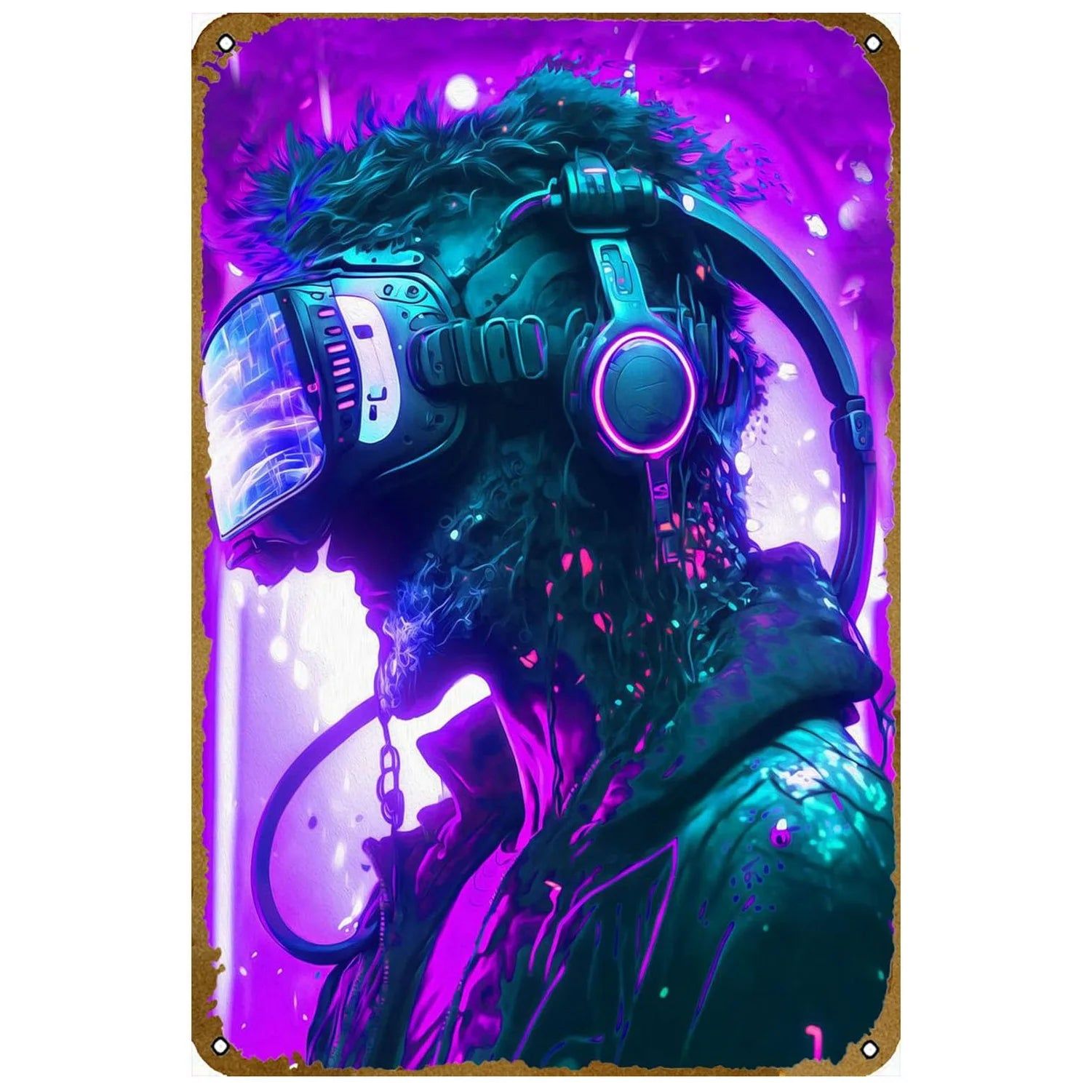 Vintage Game Movie Metal Tin Signs Plaque Plate Retro Wall Art Posters for Man Cave Bar Pub Clubs Cafe Iron Painting Decoration - Grand Goldman