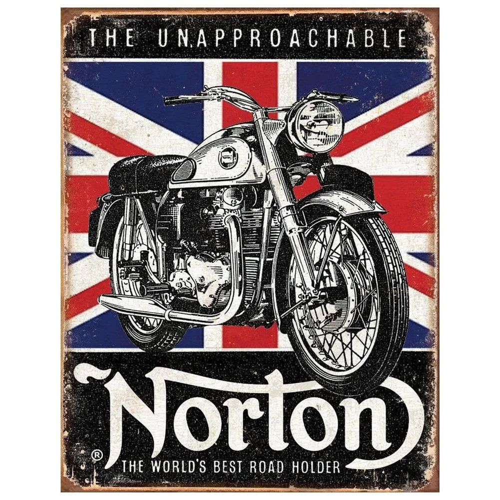 Vintage Gold Star Motorcycle Indian Metal Tin Signs Poster Plate Wall Decor for Home Bars Garage Cafe Clubs Retro Posters Plaque - Grand Goldman