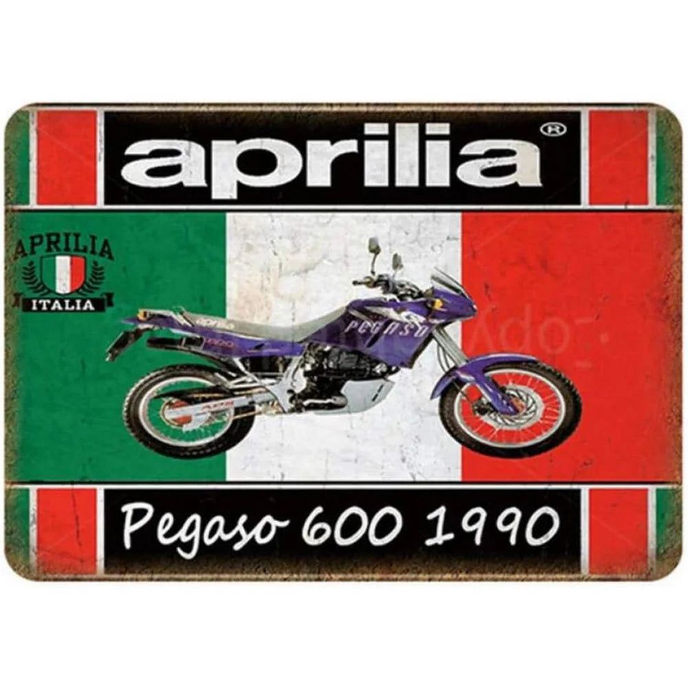 Vintage Gold Star Motorcycle Indian Metal Tin Signs Poster Plate Wall Decor for Home Bars Garage Cafe Clubs Retro Posters Plaque - Grand Goldman