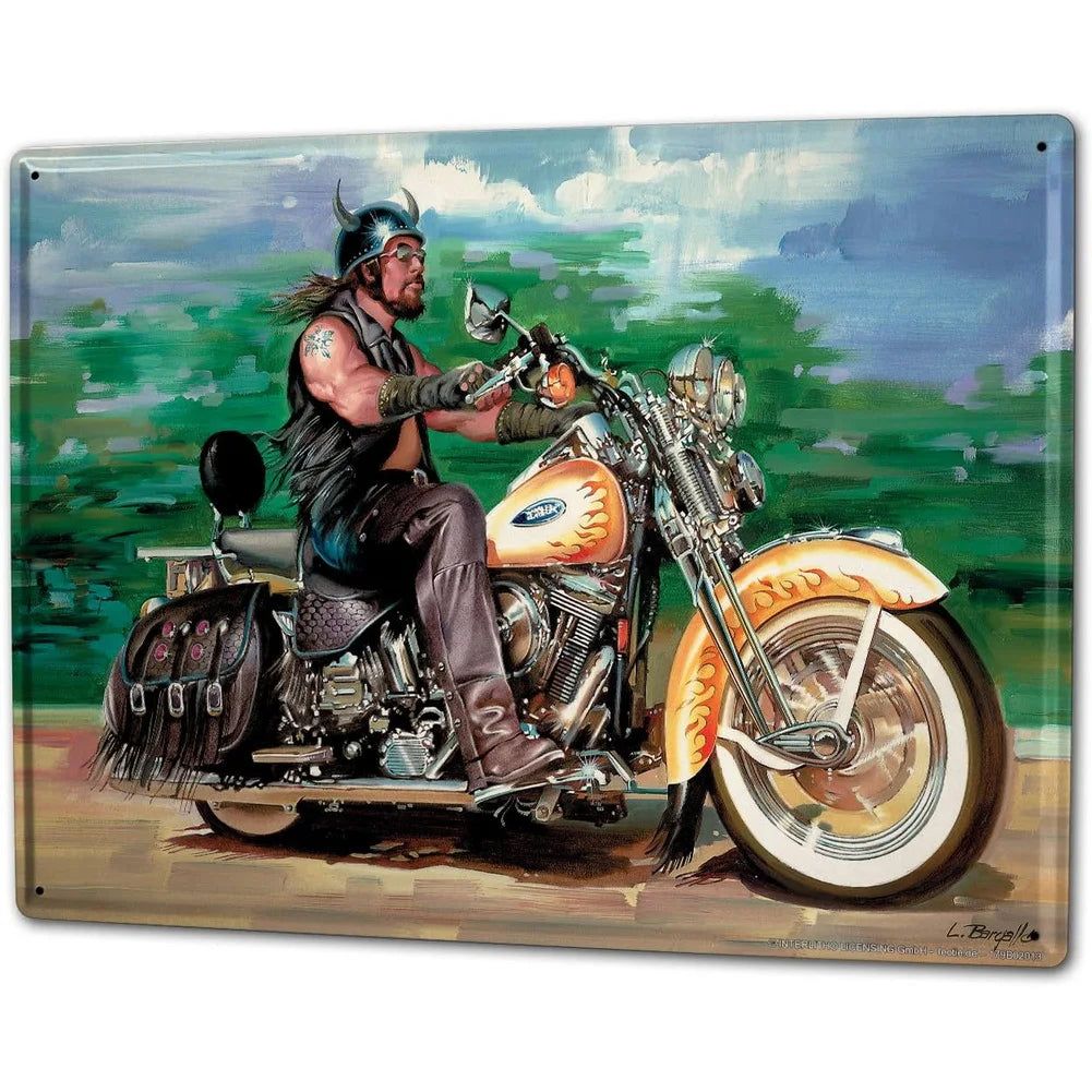 Vintage Gold Star Motorcycle Indian Metal Tin Signs Poster Plate Wall Decor for Home Bars Garage Cafe Clubs Retro Posters Plaque - Grand Goldman