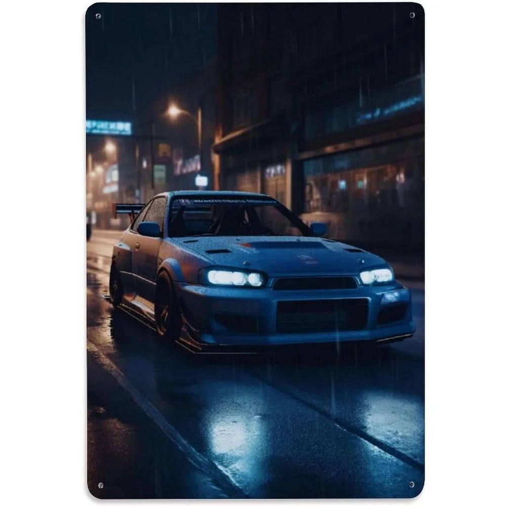 Vintage Metal Tin Signs Classic Cars Old Car Posters Plate Wall Decor for Garage Bars Man Cave Cafe Clubs Retro Posters Plaque - Grand Goldman