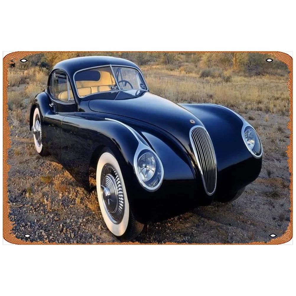 Vintage Metal Tin Signs Classic Cars Old Car Posters Plate Wall Decor for Garage Bars Man Cave Cafe Clubs Retro Posters Plaque - Grand Goldman