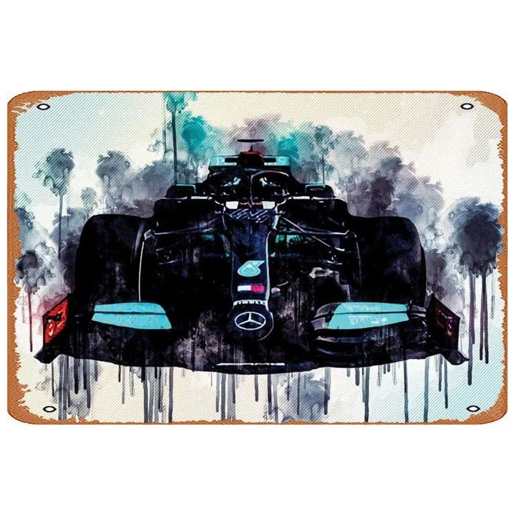 Vintage Metal Tin Signs Classic Cars Old Car Posters Plate Wall Decor for Garage Bars Man Cave Cafe Clubs Retro Posters Plaque - Grand Goldman