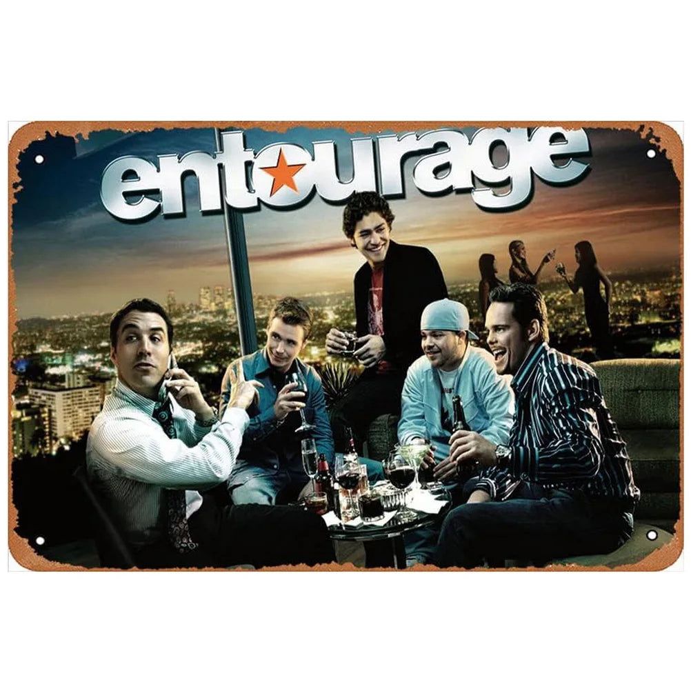 Vintage Metal Tin Signs Classic Movie Rambo American Gangster Posters Wall Art Decor for Home Bars Man Cave Cafe Club Garage Pub - Grand Goldman