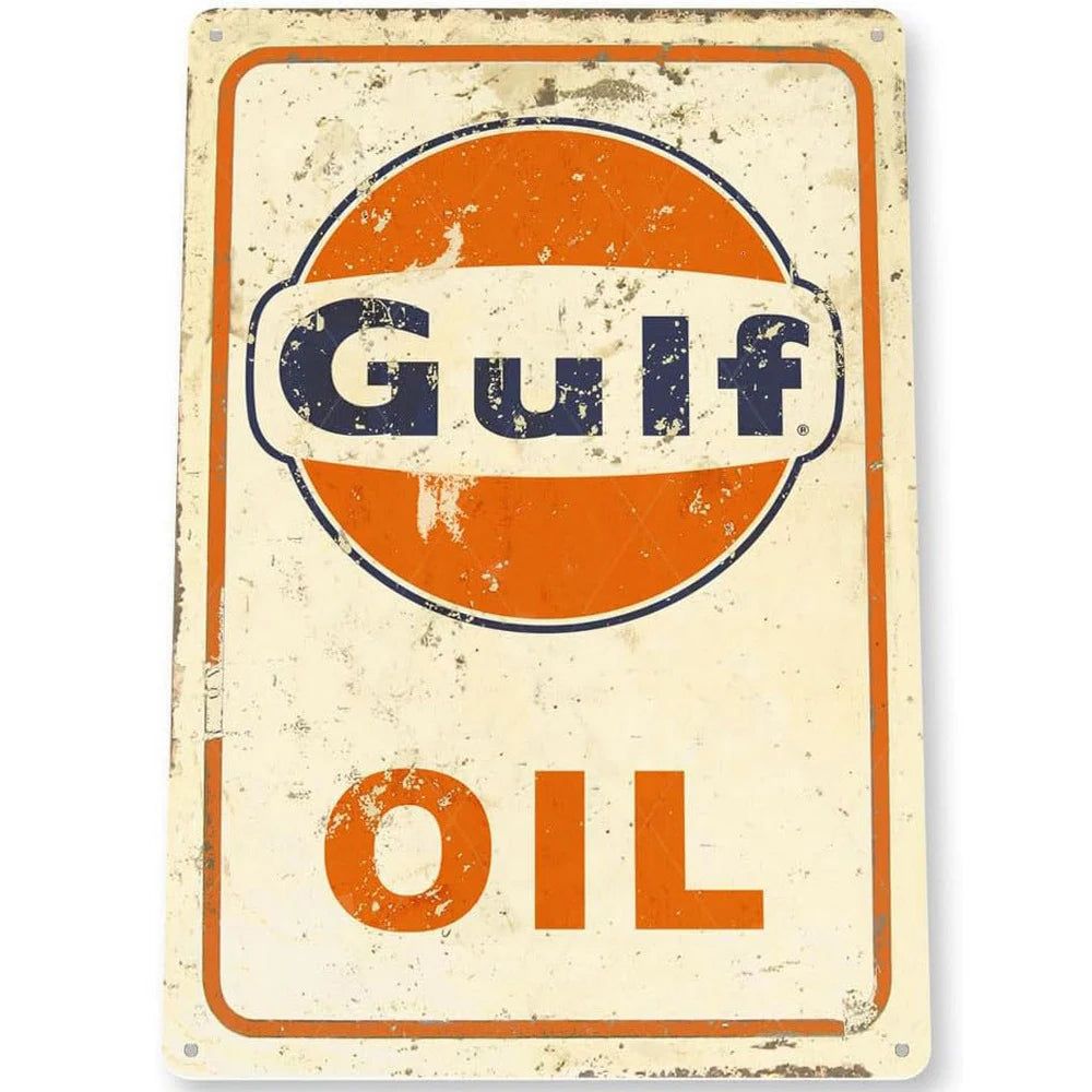 Vintage Mobil 1 Racing Motor Oil Rocket Oilzum Oil Gas Metal Tin Signs Wall Decor for Bars Garage Gas Oil Station Cafe Clubs Pub - Grand Goldman