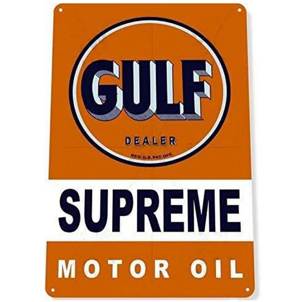 Vintage Mobil 1 Racing Motor Oil Rocket Oilzum Oil Gas Metal Tin Signs Wall Decor for Bars Garage Gas Oil Station Cafe Clubs Pub - Grand Goldman