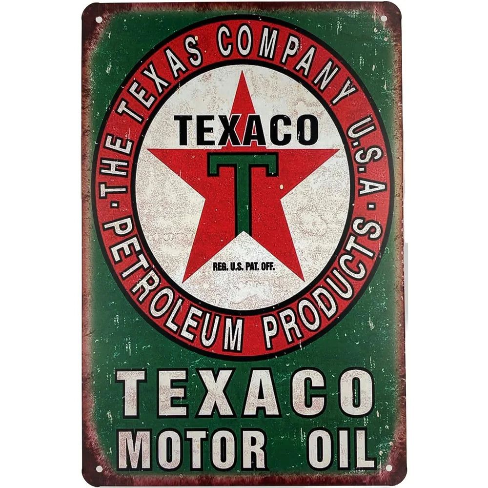 Vintage Mobil 1 Racing Motor Oil Rocket Oilzum Oil Gas Metal Tin Signs Wall Decor for Bars Garage Gas Oil Station Cafe Clubs Pub - Grand Goldman