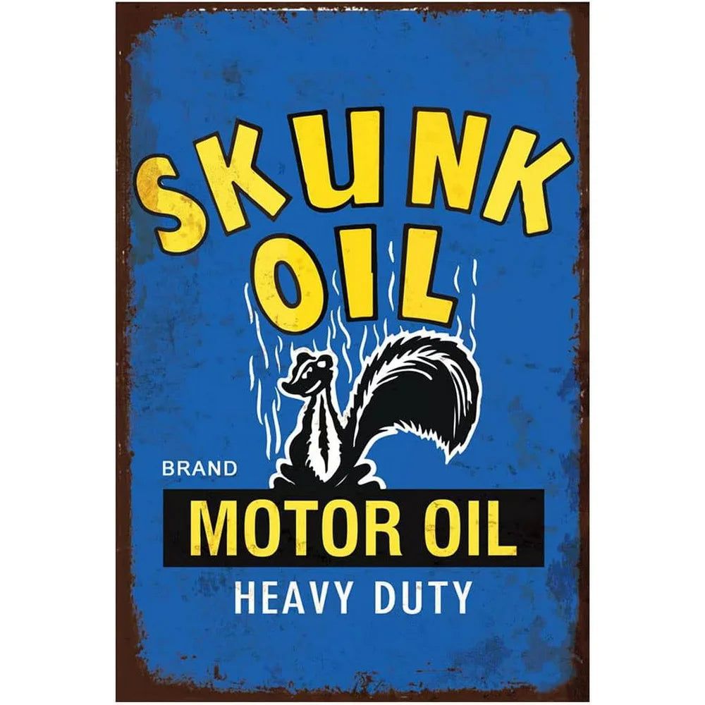 Vintage Mobil 1 Racing Motor Oil Rocket Oilzum Oil Gas Metal Tin Signs Wall Decor for Bars Garage Gas Oil Station Cafe Clubs Pub - Grand Goldman