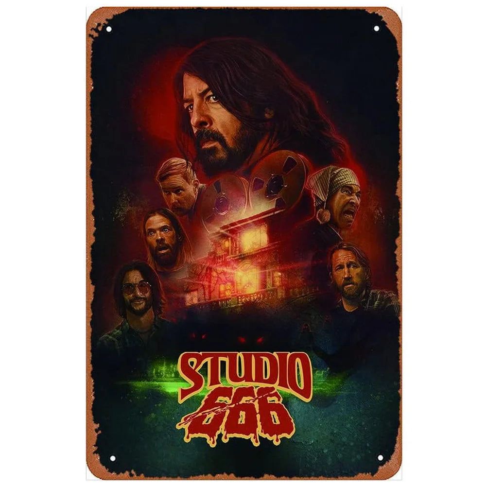 Vintage Movie Metal Tin Signs Jaws Tremors Halloween Movie Poster For Pub Club Cafe bar Home Wall Art Decoration Poster Retro - Grand Goldman