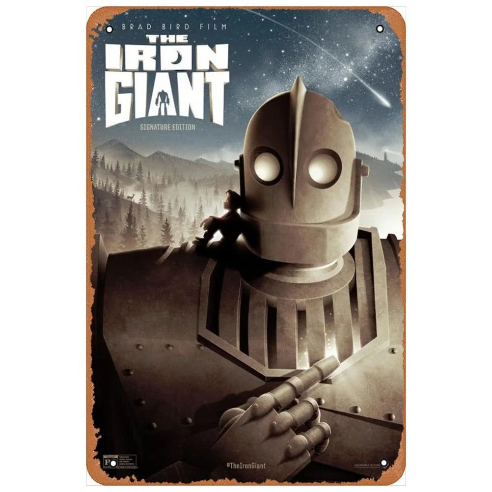 Vintage Movie Metal Tin Signs Jaws Tremors Halloween Movie Poster For Pub Club Cafe bar Home Wall Art Decoration Poster Retro - Grand Goldman