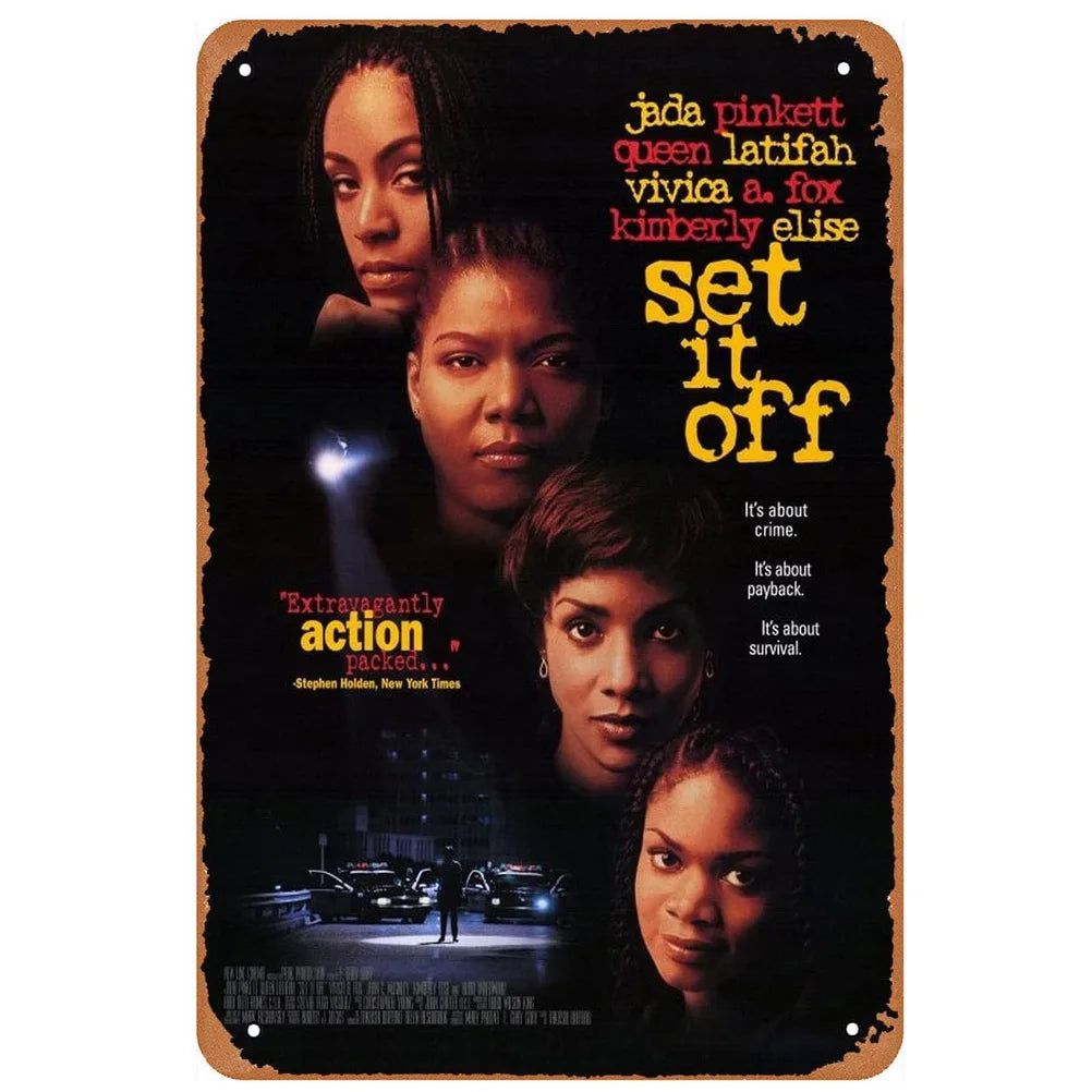 Vintage Movie Metal Tin Signs Jaws Tremors Halloween Movie Poster For Pub Club Cafe bar Home Wall Art Decoration Poster Retro - Grand Goldman