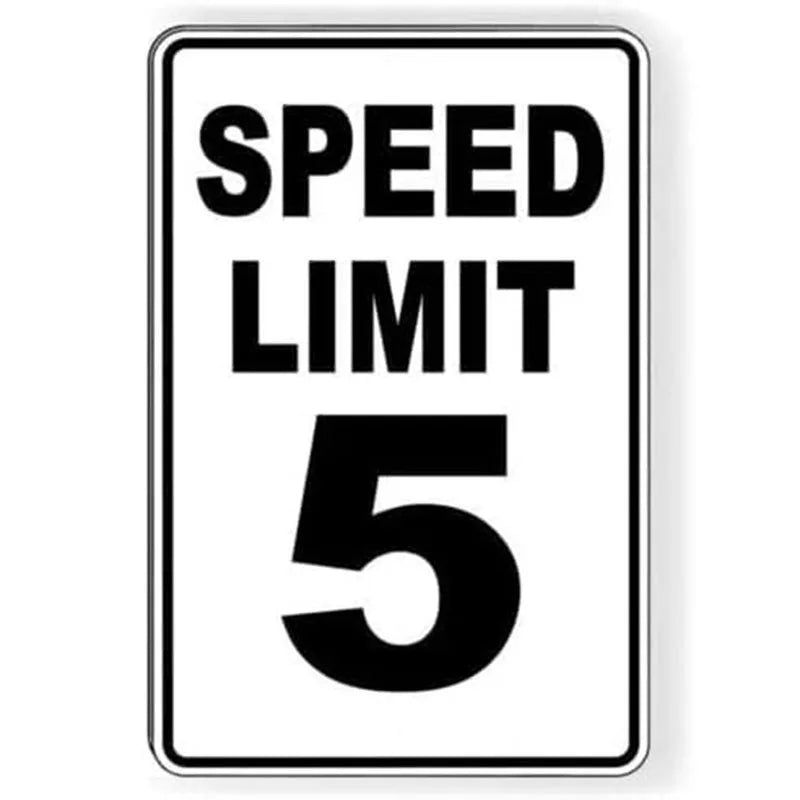 Vintage No Speed Limited Metal Tin Signs Posters Plate Wall Decor for Home Bars Garage Cafe Clubs Pubs Retro Posters Plaque - Grand Goldman