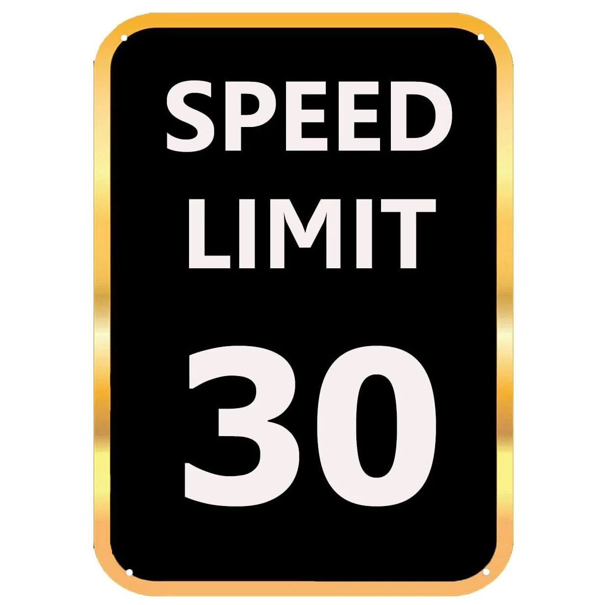 Vintage No Speed Limited Metal Tin Signs Posters Plate Wall Decor for Home Bars Garage Cafe Clubs Pubs Retro Posters Plaque - Grand Goldman