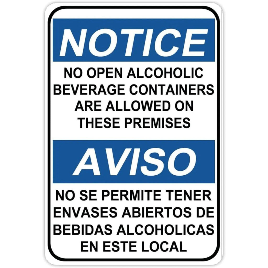 Vintage Notice Metal Tin Signs Posters Plate Wall Decor for Home Garden Bars Garage Cafe Clubs Retro Posters Plaque - Grand Goldman