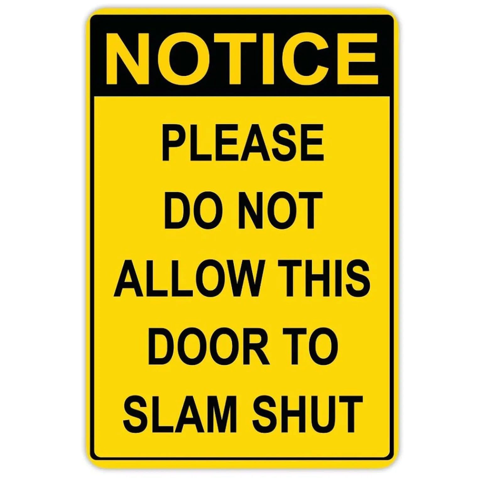 Vintage Notice Metal Tin Signs Posters Plate Wall Decor for Home Garden Bars Garage Cafe Clubs Retro Posters Plaque - Grand Goldman