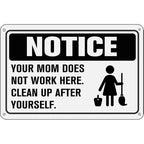 Vintage Notice Metal Tin Signs Posters Plate Wall Decor for Home Garden Bars Garage Cafe Clubs Retro Posters Plaque - Grand Goldman