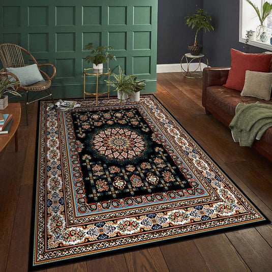 Vintage Persian Bohemian Living Room Rug Floor Mat - Grand Goldman