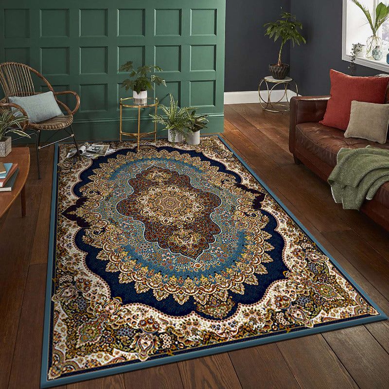 Vintage Persian Bohemian Living Room Rug Floor Mat - Grand Goldman