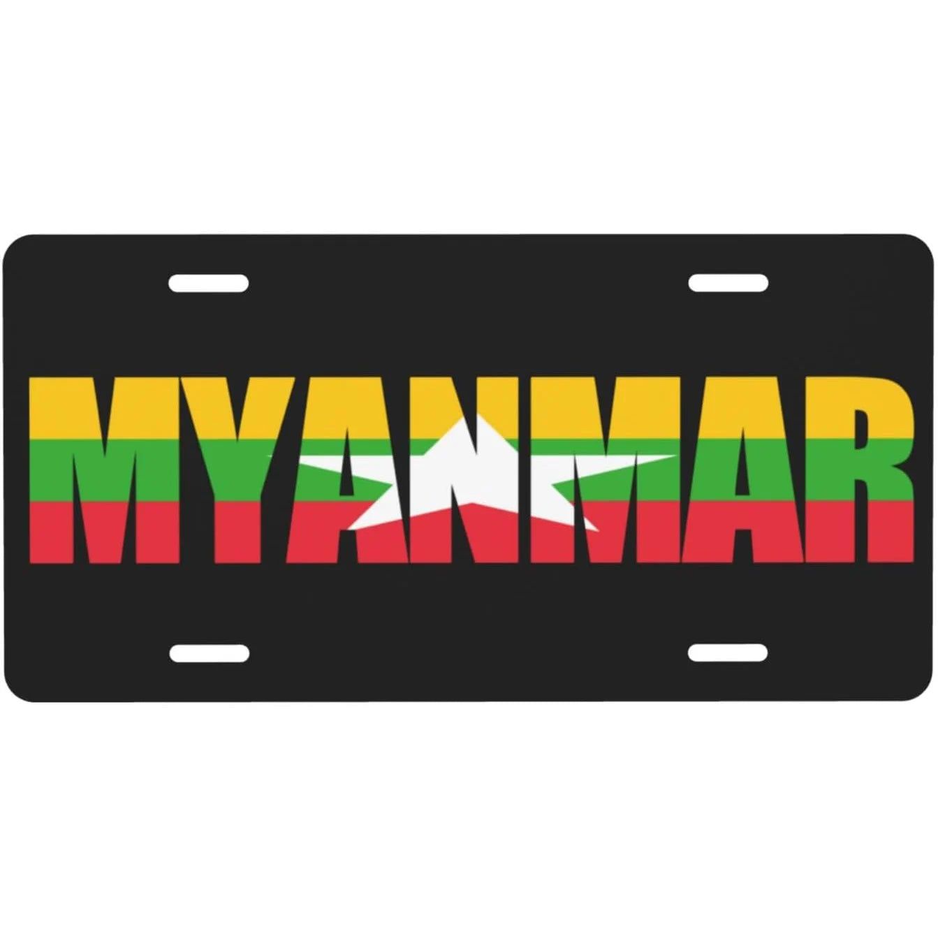 Vintage Plaque America Mexico Poland Ireland National Flags License Plates Metal Tin Signs Garage Bar Pubs Clubs Home Wall Decor - Grand Goldman