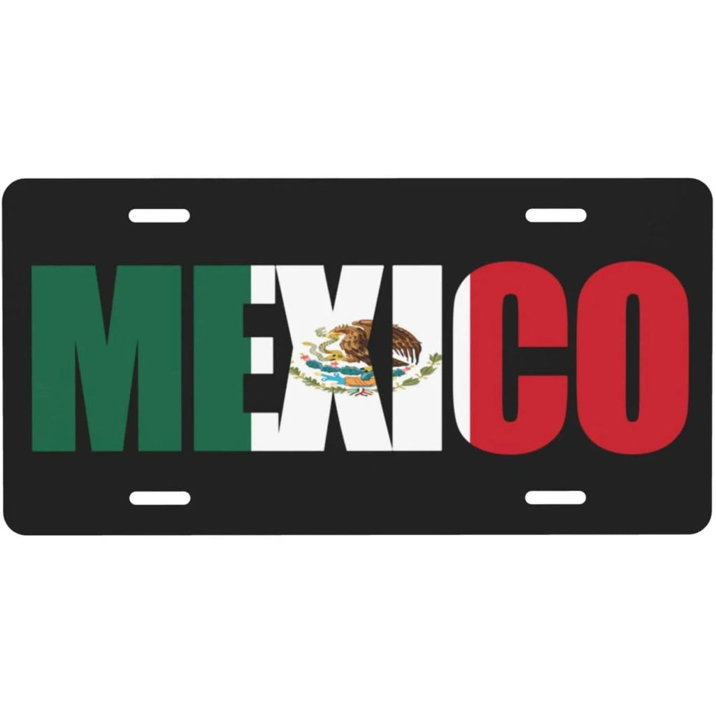 Vintage Plaque America Mexico Poland Ireland National Flags License Plates Metal Tin Signs Garage Bar Pubs Clubs Home Wall Decor - Grand Goldman