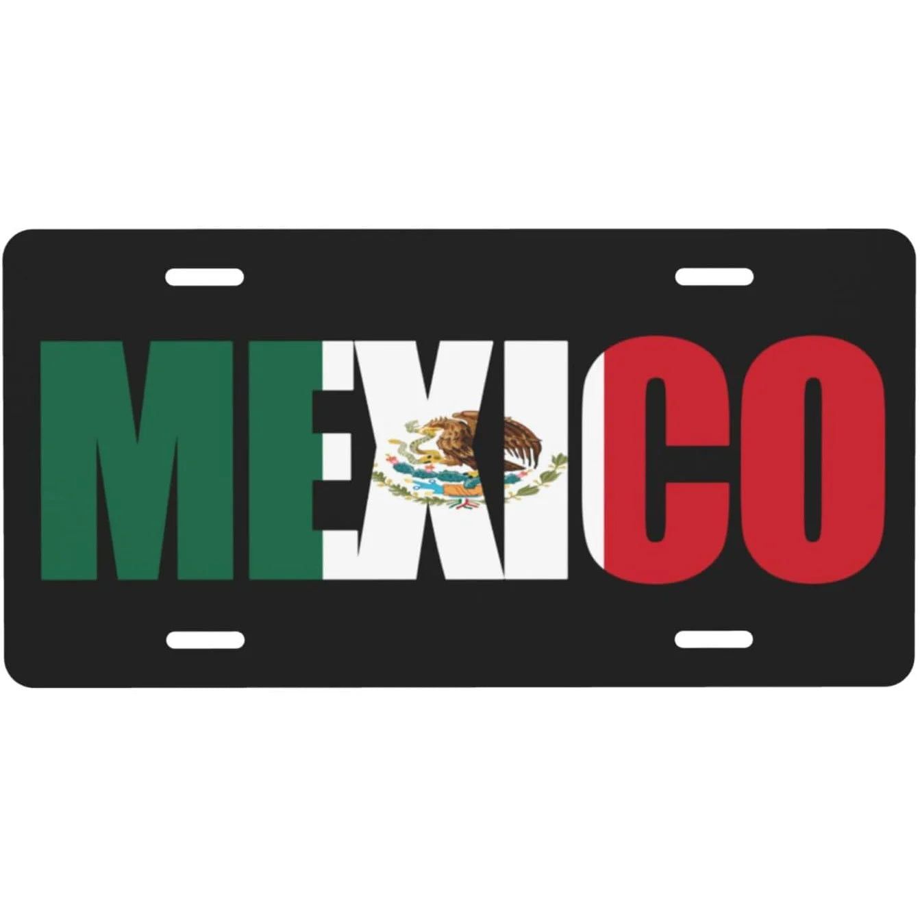 Vintage Plaque America Mexico Poland Ireland National Flags License Plates Metal Tin Signs Garage Bar Pubs Clubs Home Wall Decor - Grand Goldman