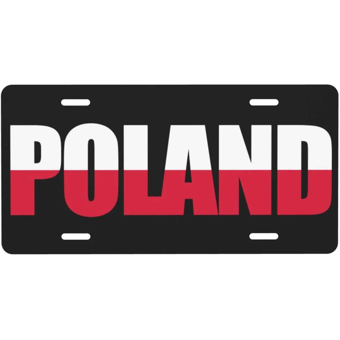 Vintage Plaque America Mexico Poland Ireland National Flags License Plates Metal Tin Signs Garage Bar Pubs Clubs Home Wall Decor - Grand Goldman