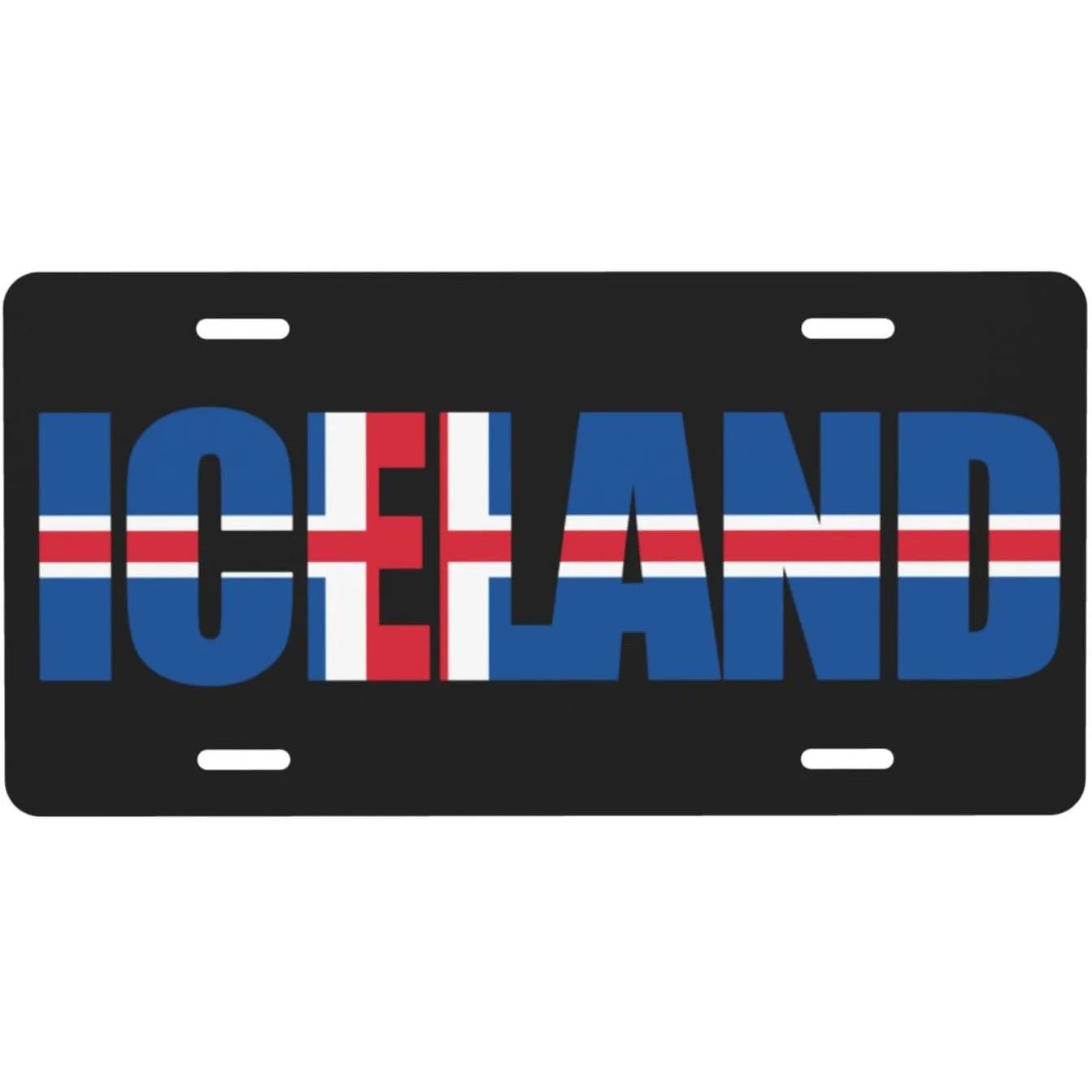 Vintage Plaque America Mexico Poland Ireland National Flags License Plates Metal Tin Signs Garage Bar Pubs Clubs Home Wall Decor - Grand Goldman