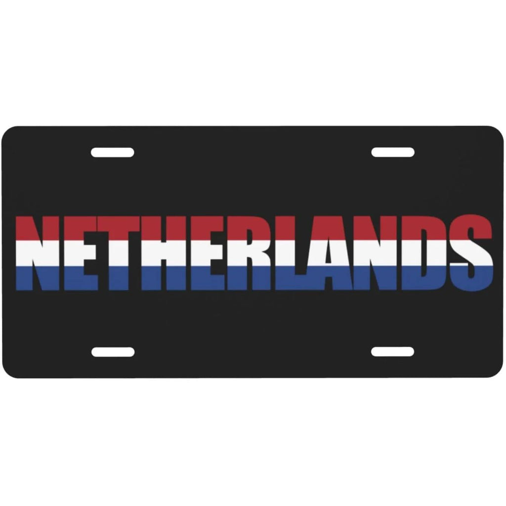 Vintage Plaque National Flags License Plate Spain Russia Netherlands Metal Tin Sign Garage Bar Pub Club Home Wall Decor 6X12Inch - Grand Goldman