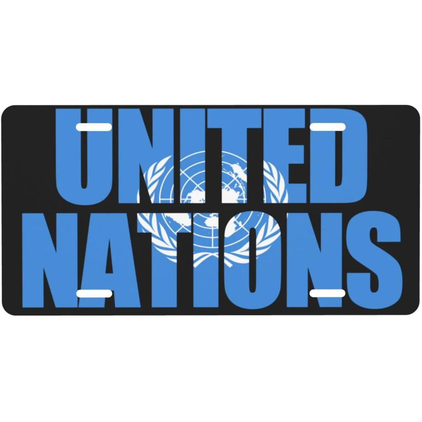 Vintage Plaque National Flags License Plate Spain Russia Netherlands Metal Tin Sign Garage Bar Pub Club Home Wall Decor 6X12Inch - Grand Goldman