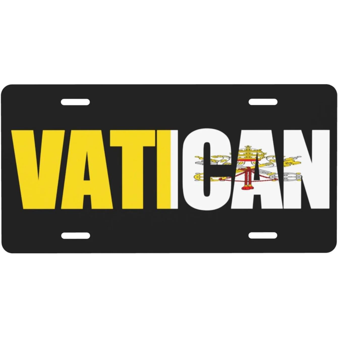 Vintage Plaque National Flags License Plate Spain Russia Netherlands Metal Tin Sign Garage Bar Pub Club Home Wall Decor 6X12Inch - Grand Goldman