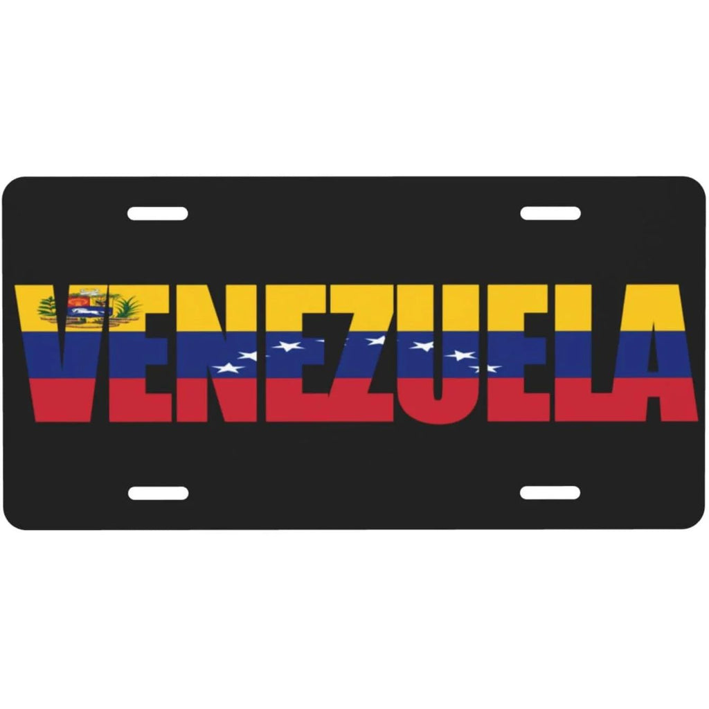 Vintage Plaque National Flags License Plate Spain Russia Netherlands Metal Tin Sign Garage Bar Pub Club Home Wall Decor 6X12Inch - Grand Goldman