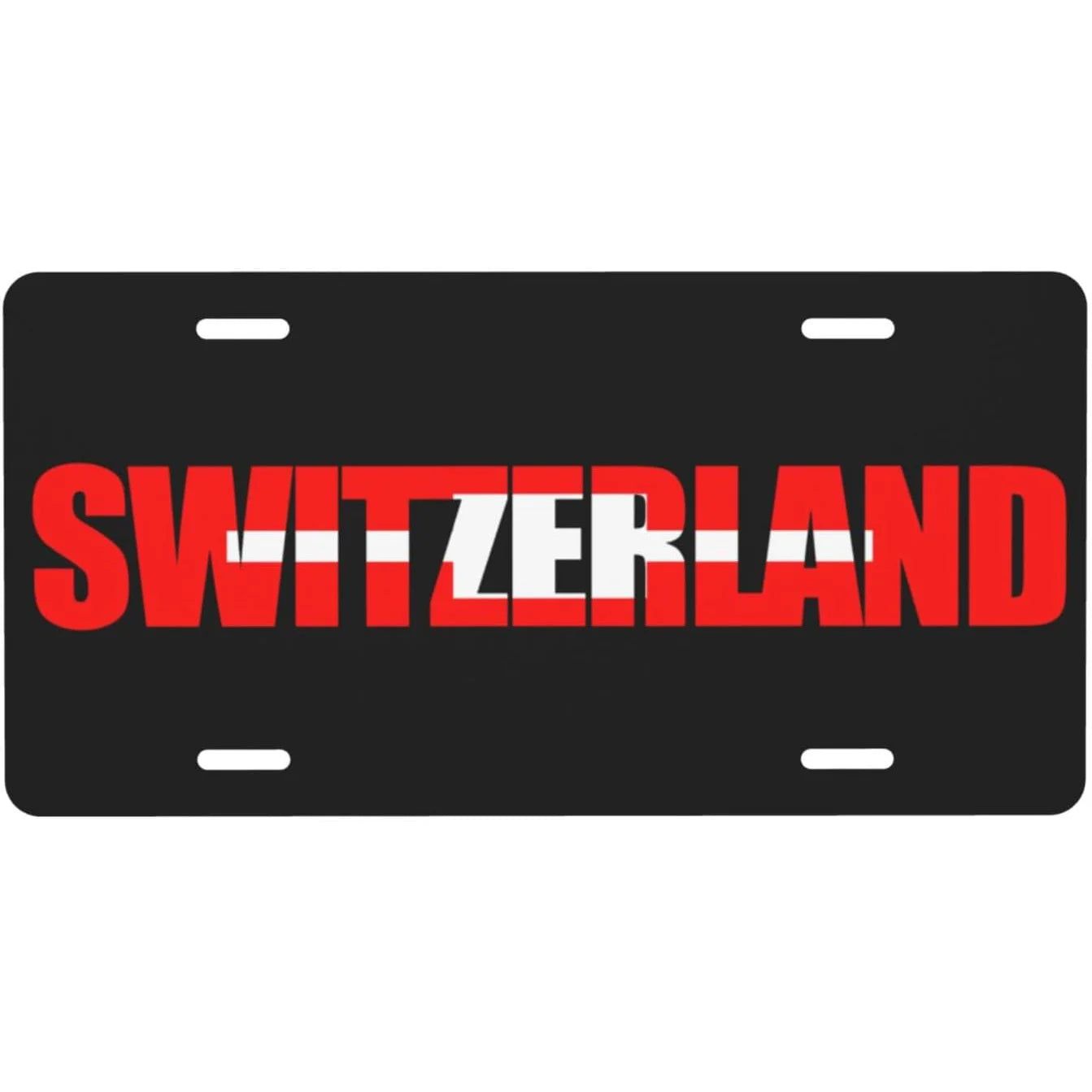 Vintage Plaque National Flags License Plate Spain Russia Netherlands Metal Tin Sign Garage Bar Pub Club Home Wall Decor 6X12Inch - Grand Goldman