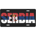 Vintage Plaque National Flags License Plate Spain Russia Netherlands Metal Tin Sign Garage Bar Pub Club Home Wall Decor 6X12Inch - Grand Goldman