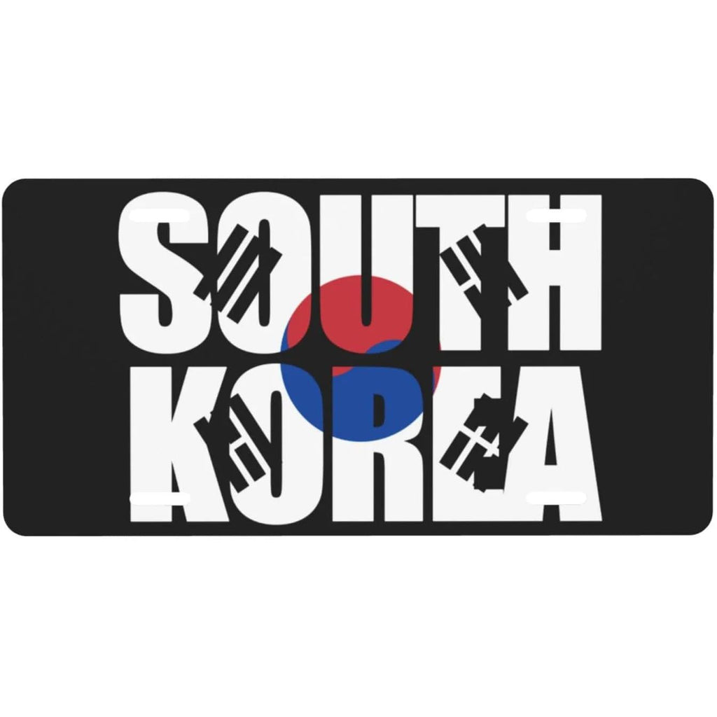 Vintage Plaque National Flags License Plate Spain Russia Netherlands Metal Tin Sign Garage Bar Pub Club Home Wall Decor 6X12Inch - Grand Goldman